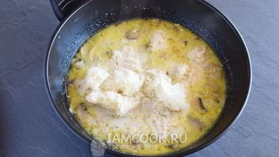 чешский чесночный суп-пюре в хлебе