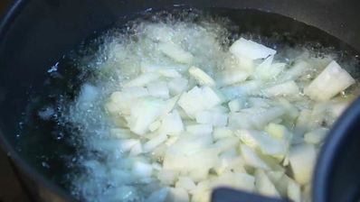 гороховый суп-пюре с беконом