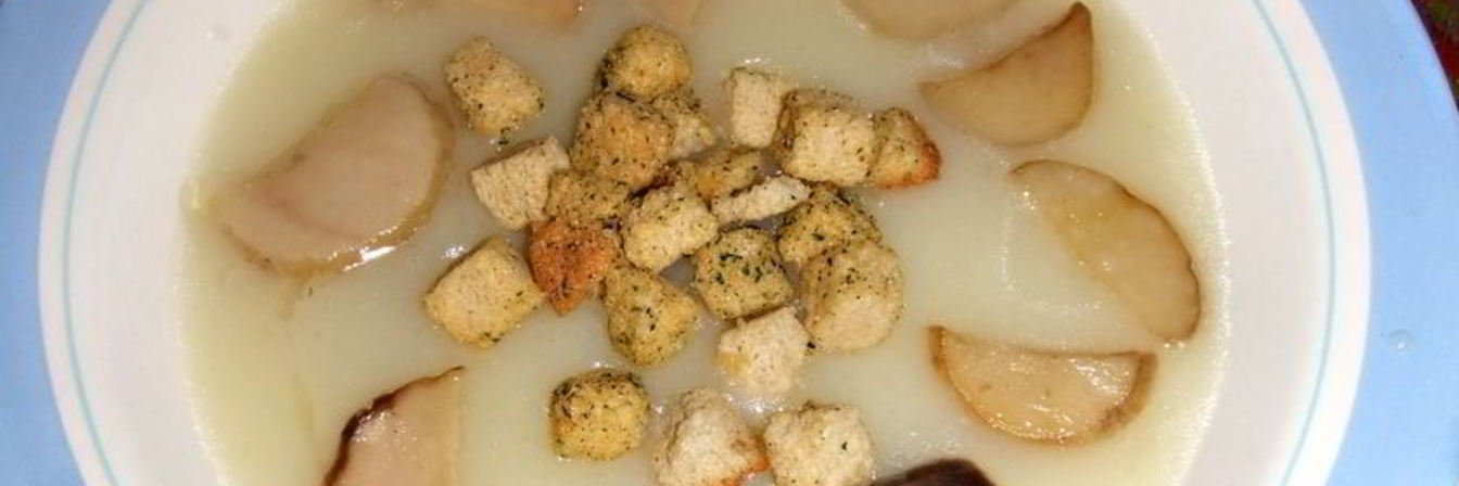 Грибной суп-пюре из белых грибов