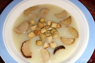 Грибной суп-пюре из белых грибов