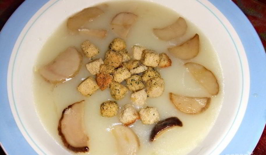 Рецепт грибного супа-пюре из белых грибов