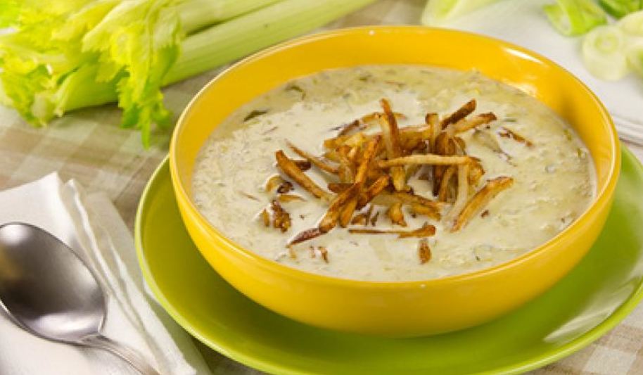 Рецепт картофельно-овощного молочного суп-пюре