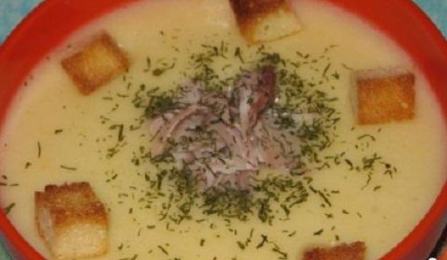 Рецепт картофельного супа-пюре с сыром