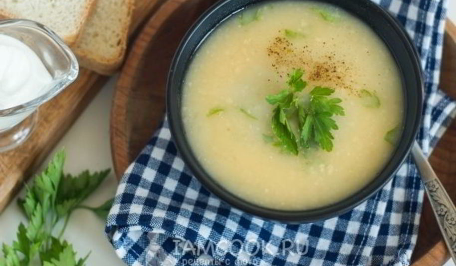 Рецепт каталонского картофельного супа-пюре с бобами