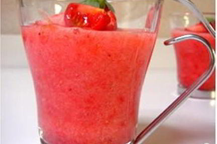 Клубничный суп-пюре