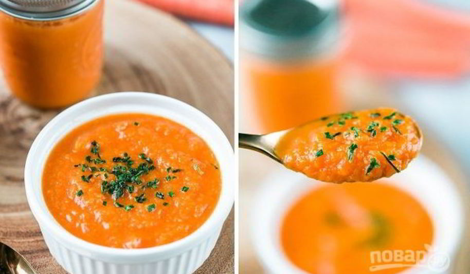 Рецепт морковного супа-пюре в мультиварке