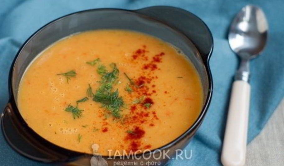 Рецепт постного горохового супа-пюре