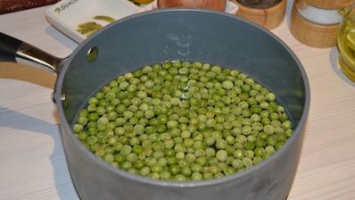 постный суп-пюре из зеленого горошка