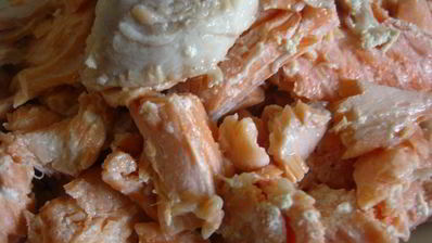 сливочный суп-пюре с семгой