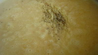 сливочный суп-пюре с семгой