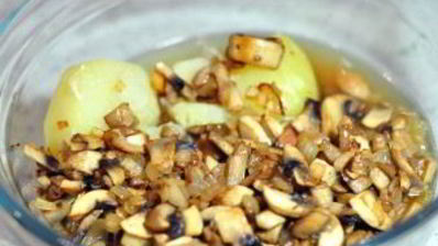 суп-пюре грибной с сыром