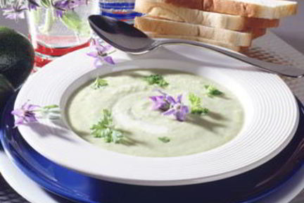 Суп-пюре из авокадо