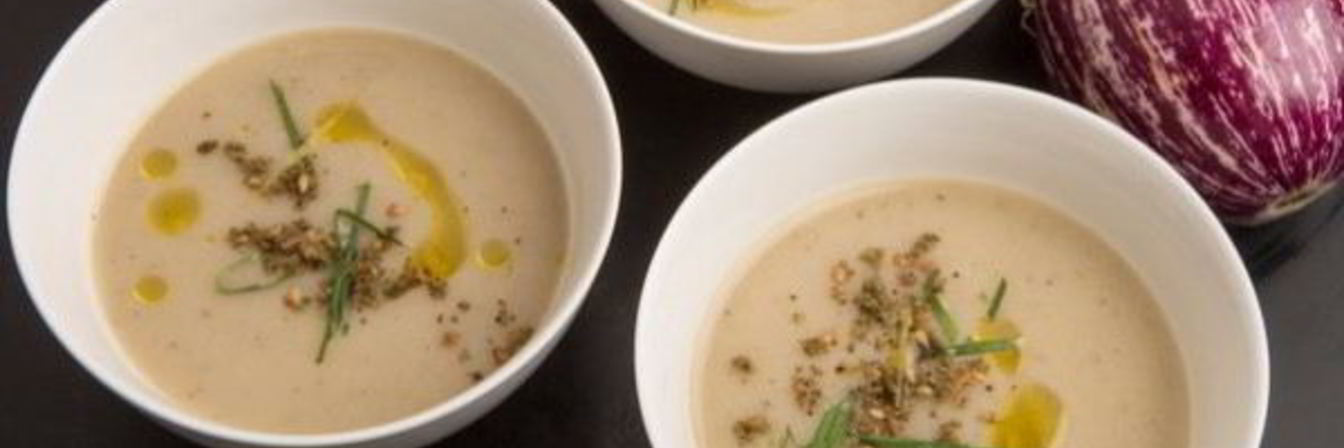 Суп-пюре из баклажанов