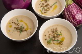 Суп-пюре из баклажанов