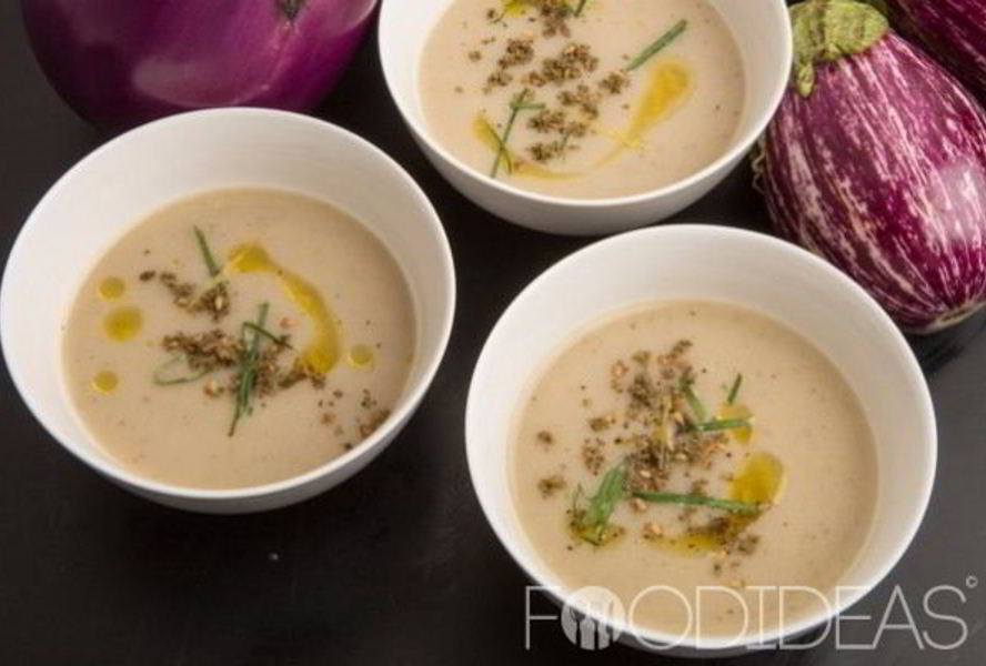 Суп-пюре из баклажанов