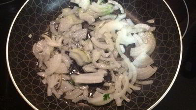 суп-пюре из белой фасоли с баклажанами