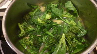 суп-пюре из брокколи и картофеля