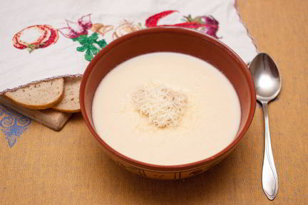 Суп-пюре из кабачка и цветной капусты