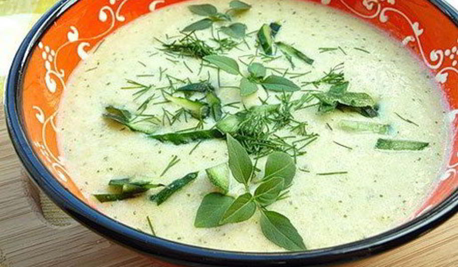 Рецепт супа-пюре из кабачков и зеленой фасоли