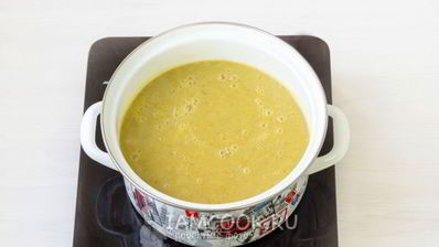 суп-пюре из кабачков с плавленным сыром