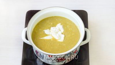 суп-пюре из кабачков с плавленным сыром