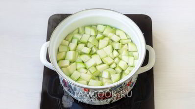 суп-пюре из кабачков с плавленным сыром