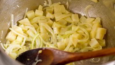 суп-пюре из кислой капусты