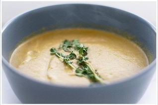 Суп-пюре из лисичек