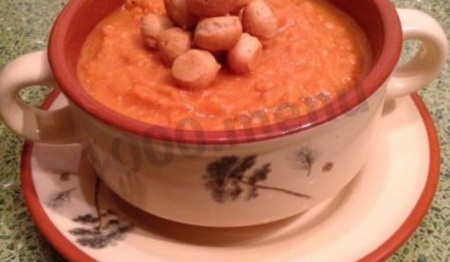 Рецепт супа-пюре из нута и томатов