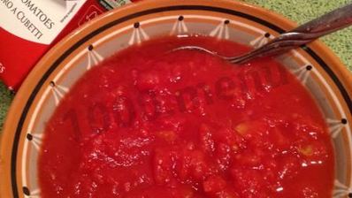 суп-пюре из нута и томатов