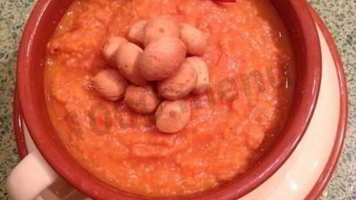 суп-пюре из нута и томатов