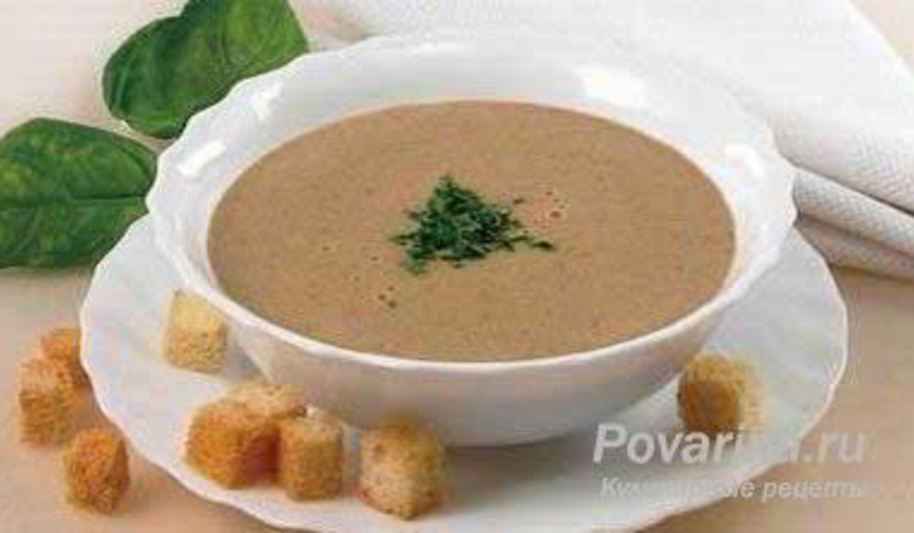 Рецепт супа-пюре из печени