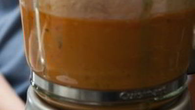 суп-пюре из помидоров с рисом