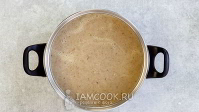 суп-пюре из шампиньонов с чесноком