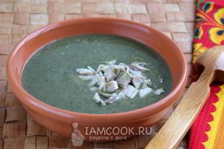 Суп пюре из шпината