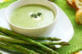 Суп-пюре из спаржи