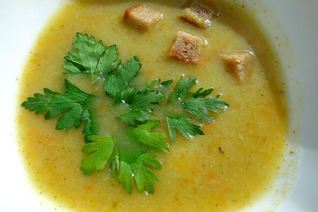 Суп-пюре из цветной капусты и брокколи