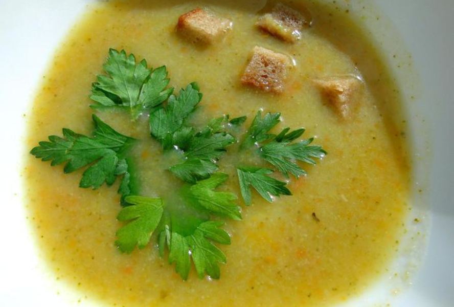 Суп-пюре из цветной капусты и брокколи