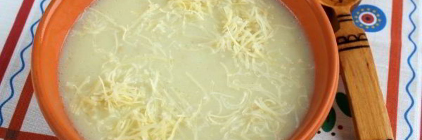 Суп-пюре из цветной капусты с луком