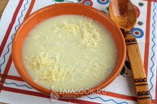 Суп-пюре из цветной капусты с луком