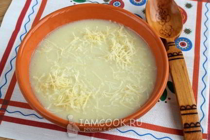 Суп-пюре из цветной капусты с луком