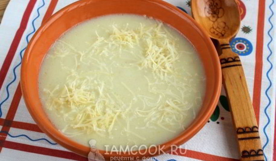 Рецепт супа-пюре из цветной капусты с луком