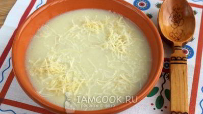 суп-пюре из цветной капусты с луком