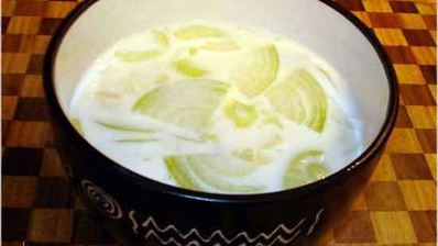 суп-пюре из тыквы с мускатным орехом