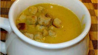 суп-пюре из тыквы с мускатным орехом