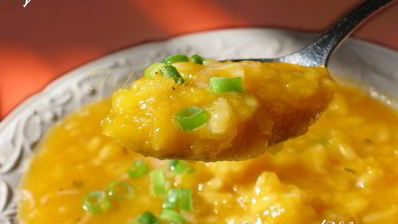 суп-пюре из тыквы с рисом