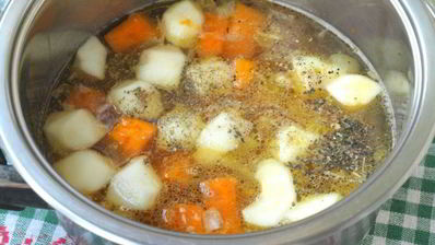 суп-пюре из тыквы с яблоками