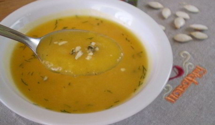 Рецепт супа-пюре из тыквы со сливками