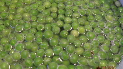 суп-пюре из зеленого горошка