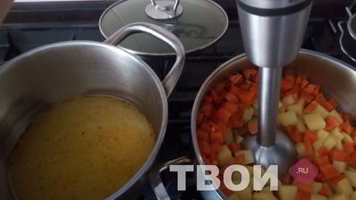 суп-пюре морковный